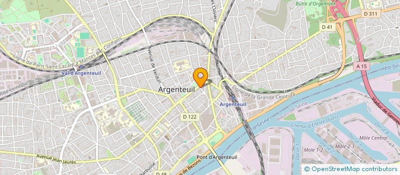 localisation de l'entreprise ASAP SERVICES  ARGENTEUIL