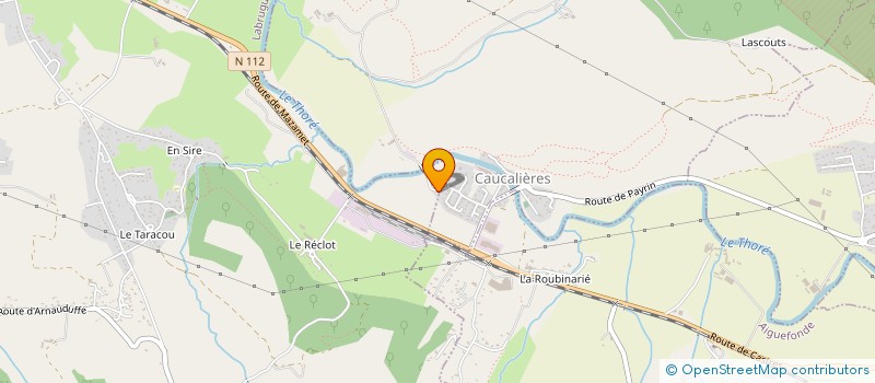 localisation de l'entreprise ASAP SUD à LABRUGUIERE