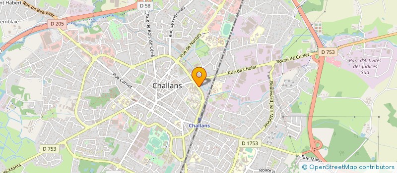 localisation de l'entreprise ASAPCHALLANS à CHALLANS