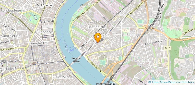 localisation de l'entreprise ASAPE à BORDEAUX