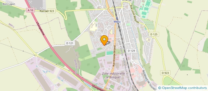 localisation de l'entreprise ASAPH BATIMENT & TRAVAUX  MERU