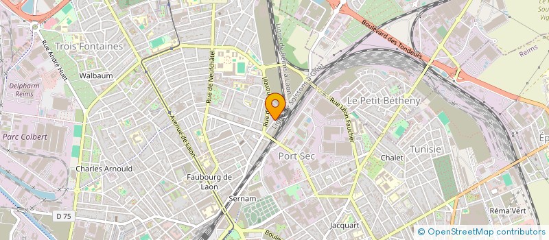 localisation de l'entreprise ASAR  REIMS