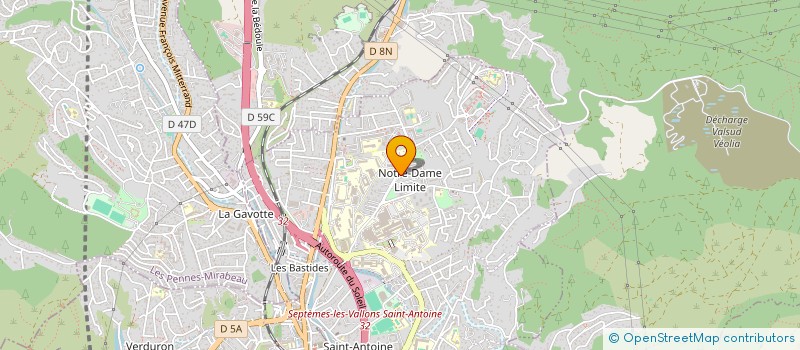 localisation de l'entreprise ASAR ARF à MARSEILLE
