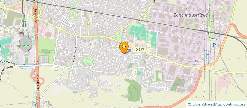 localisation de l'entreprise ASARARE  MEYZIEU