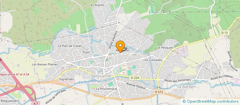 localisation de l'entreprise ASAS DISTRIBUTION à PELISSANNE