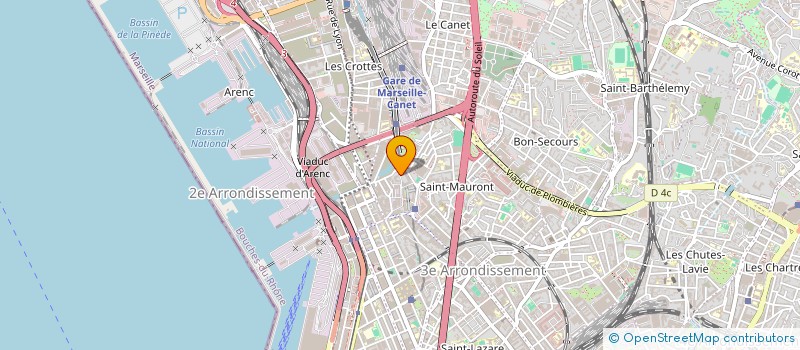 localisation de l'entreprise ASAS RENAUVATIONT à MARSEILLE