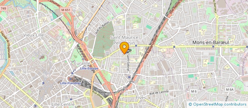 localisation de l'entreprise ASASA à LILLE