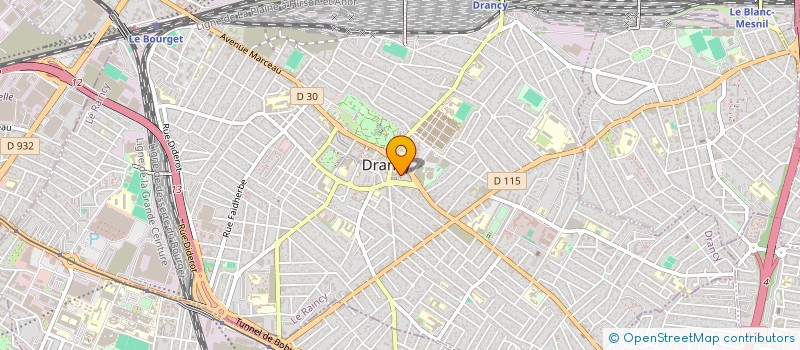 localisation de l'entreprise ASASCO à DRANCY