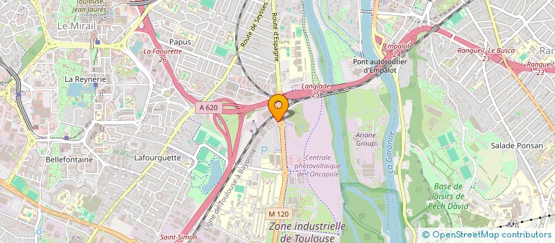 localisation de l'entreprise ASAT/ASDELO à TOULOUSE