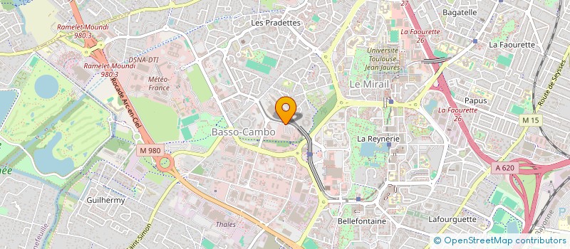 localisation de l'entreprise ASAT KRAV MAGA-SELF DEFENSE TISSEO à TOULOUSE