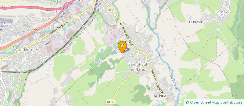 localisation de l'entreprise ASATIS  SAINT-PAUL-EN-JAREZ