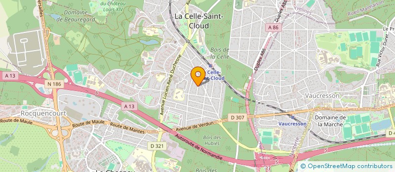 localisation de l'entreprise ASATO  LA CELLE-SAINT-CLOUD