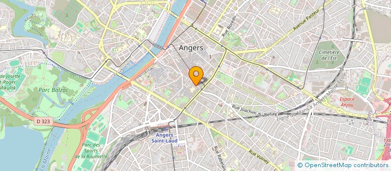 localisation de l'entreprise ASAUCA à ANGERS