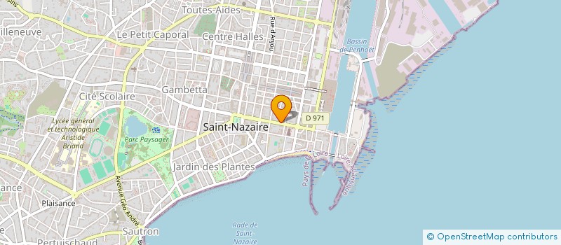 localisation de l'entreprise ASAULAW  SAINT-NAZAIRE