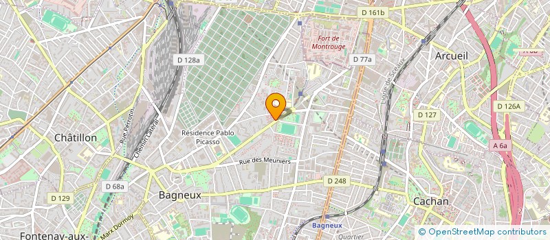 localisation de l'entreprise ASAV à BAGNEUX