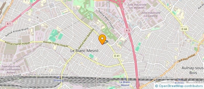 localisation de l'entreprise ASAVA SERVICE à LE BLANC-MESNIL