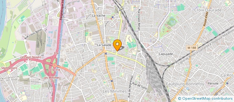 localisation de l'entreprise ASAXIO CONSEIL-FORMATION  TOULOUSE