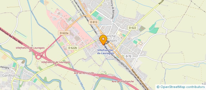 localisation de l'entreprise ASAYAKE à VILLEFRANCHE-DE-LAURAGAIS
