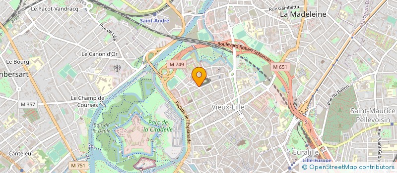 localisation de l'entreprise ASB  LILLE