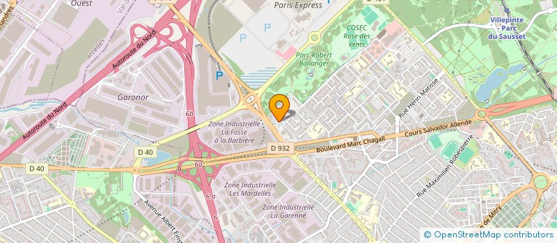 localisation de l'entreprise ASB à AULNAY-SOUS-BOIS