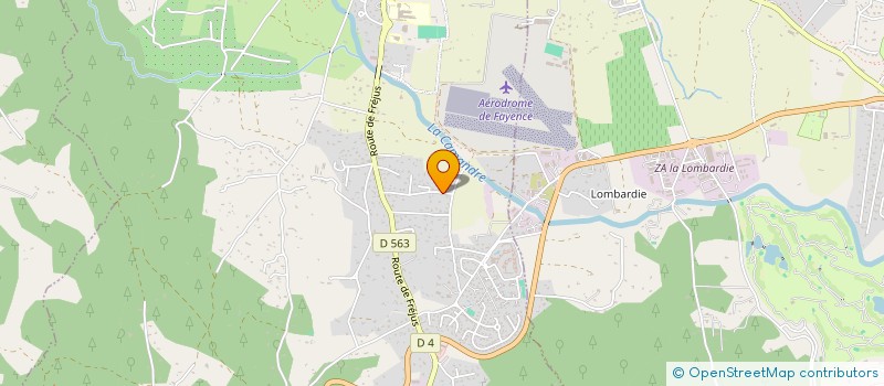 localisation de l'entreprise ASB  FAYENCE