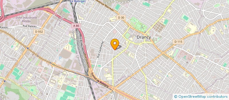 localisation de l'entreprise ASB à DRANCY