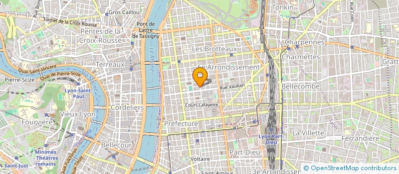 localisation de l'entreprise ASB à LYON