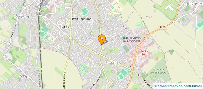 localisation de l'entreprise ASB  BEAURAINS