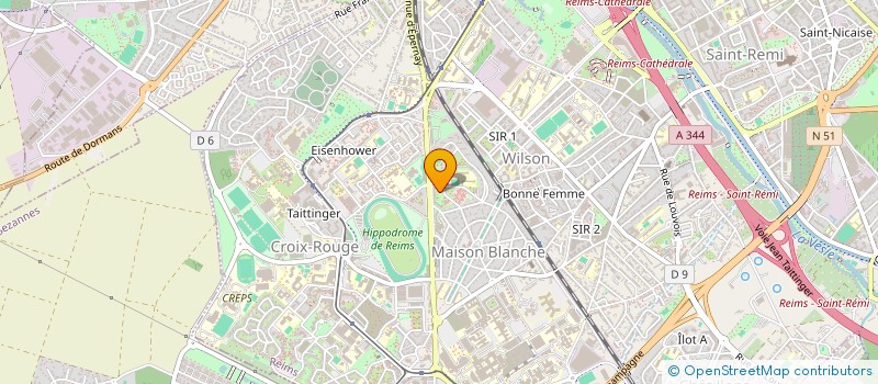 localisation de l'entreprise ASB à REIMS