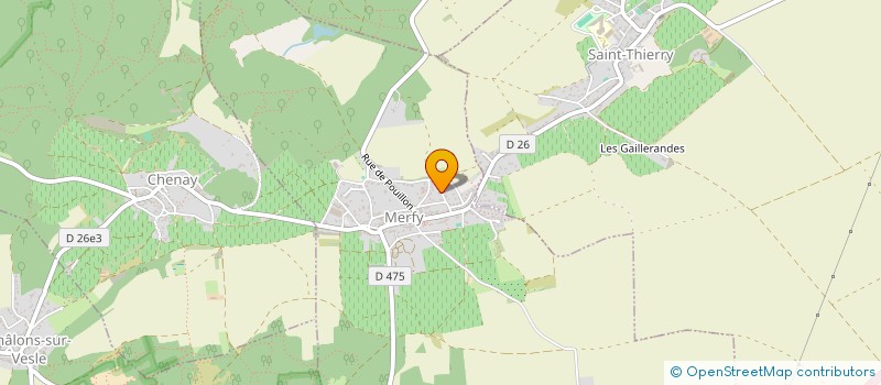 localisation de l'entreprise ASB  MERFY