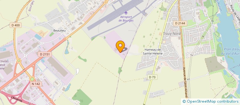 localisation de l'entreprise ASB AEROSPATIALE BATTERIES à BOURGES