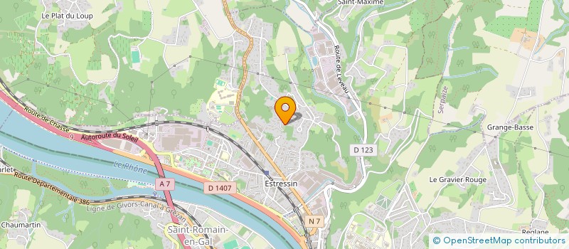 localisation de l'entreprise ASB+ ARCHITECTE à VIENNE