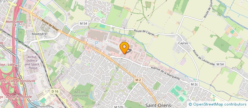 localisation de l'entreprise ASB CARS  SAINT-ORENS-DE-GAMEVILLE