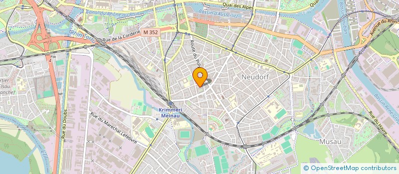 localisation de l'entreprise ASB INVEST à STRASBOURG