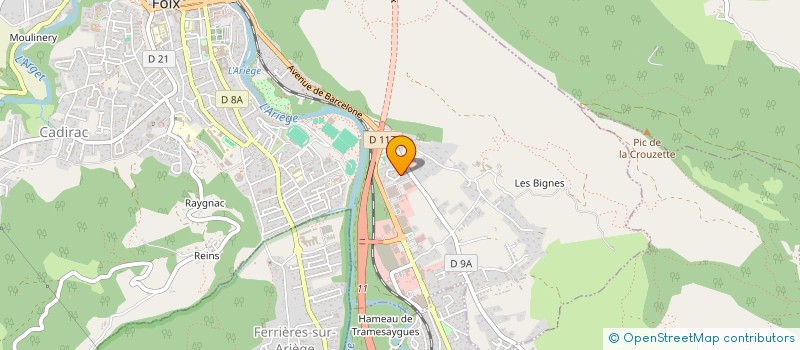 localisation de l'entreprise ASB INVESTMENT à FOIX