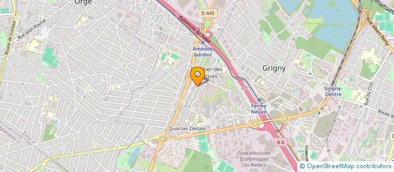 localisation de l'entreprise ASB MENUISERIE à GRIGNY