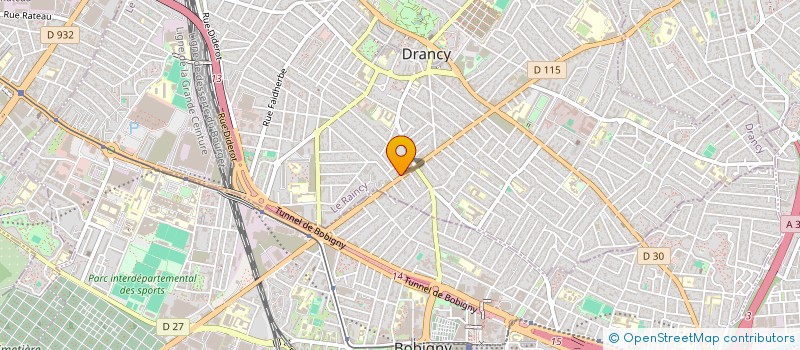 localisation de l'entreprise ASB PHYSIO-MEDICAL CENTER SELASU à DRANCY