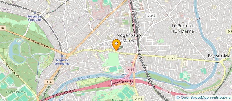 localisation de l'entreprise ASB SARL à NOGENT-SUR-MARNE
