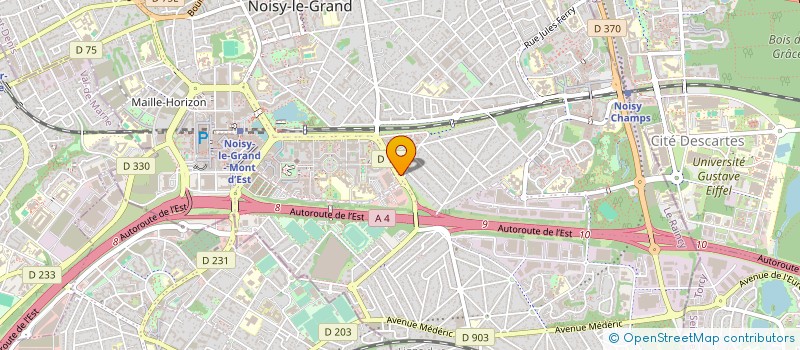 localisation de l'entreprise ASB2 DIGITAL FRANCE  NOISY-LE-GRAND