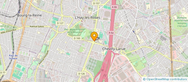 localisation de l'entreprise ASBAI & FILS  CHEVILLY-LARUE