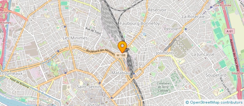 localisation de l'entreprise ASBAT 31 à TOULOUSE