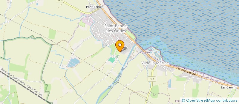 localisation de l'entreprise ASBC  SAINT-BENOIT-DES-ONDES