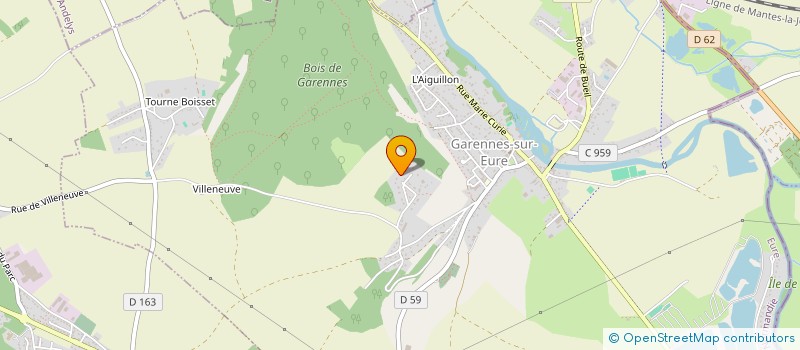 localisation de l'entreprise ASBC  GARENNES-SUR-EURE