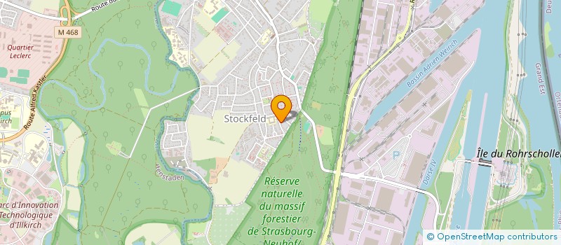 localisation de l'entreprise ASBE'STOP à STRASBOURG