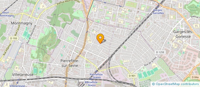 localisation de l'entreprise ASBG à PIERREFITTE SUR SEINE