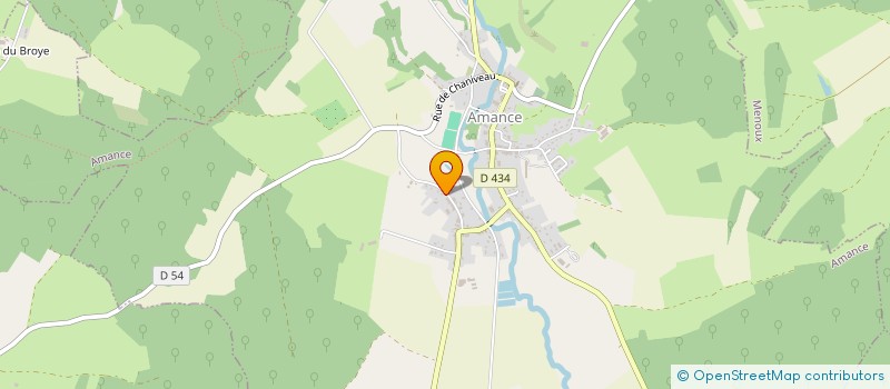 localisation de l'entreprise ASBM  AMANCE