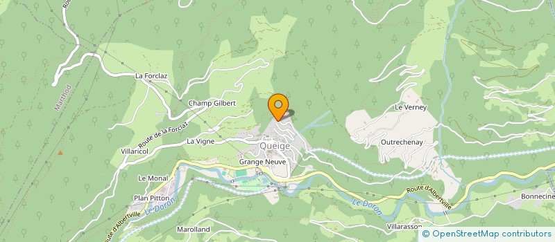 localisation de l'entreprise ASBM  QUEIGE