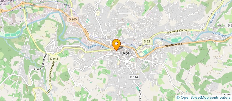 localisation de l'entreprise ASBM à APT