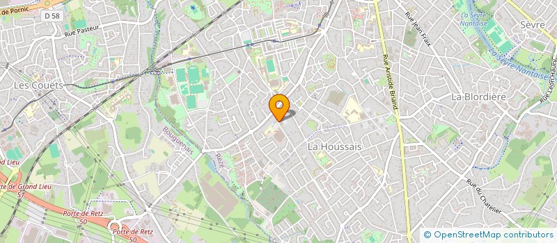 localisation de l'entreprise ASBR JUDO à REZE
