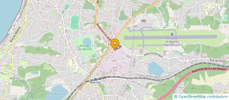 localisation de l'entreprise ASBS à BIARRITZ